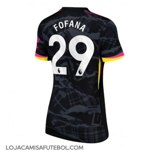 Camisa de Futebol Chelsea Wesley Fofana #29 Equipamento Alternativo Mulheres 2024-25 Manga Curta